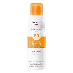 Sunscreen spray SPF50, Sun spray, sensitive protect SPF50, Eucerin, 200 ml