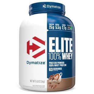 Elite, 100% Whey Protein, Coffee Mocha, Dymatize Nutrition, 27 kg