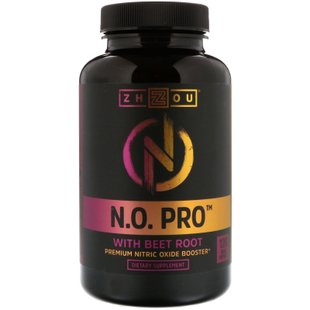 N.O. PRO С корнем свеклы, Zhou Nutrition, 120 вегетарианских капсул купить в Киеве и Украине