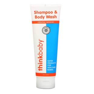 Детский шампунь и гель для душа, Baby, Shampoo & Body Wash, Chlorine Remover, Think, 237 мл купить в Киеве и Украине