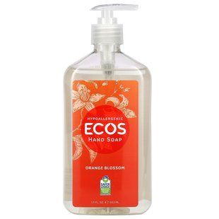 Earth Friendly Products, Ecos, мыло для рук, цвет апельсина, 17 жидких унций (502 мл) купить в Киеве и Украине