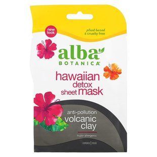 Alba Botanica, Hawaiian Detox Sheet Beauty Mask, 1 Sheet купить в Киеве и Украине