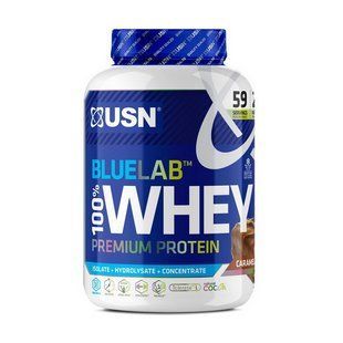 Blue Lab 100% Whey Premium Protein USN 2 kg caramel chocolate купить в Киеве и Украине