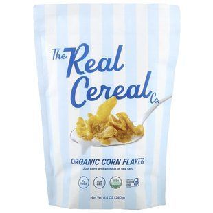 The Real Cereal Co, органические кукурузные хлопья, 240 г (8,4 унции) купить в Киеве и Украине