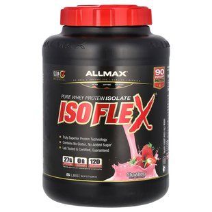 Whey Protein Isolate ALLMAX Nutrition (Isoflex) 2270 g Strawberry