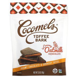 Cocomels Toffee Bark, Creamy Chocolate & Crunchy Toffee, 3.5 oz (99 g) купить в Киеве и Украине