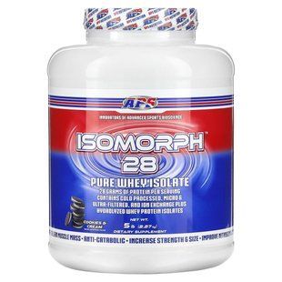 APS, Isomorph 28, чистий ізолят сироватки, печиво з вершками, 2,27 кг (5 фунтів)