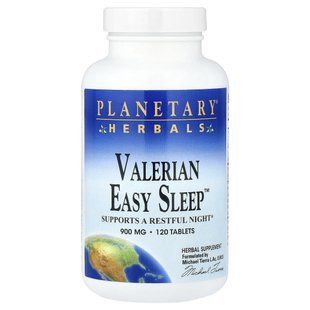 Planetary Herbals, Valerian Easy Sleep&trade;, 120 таблеток купить в Киеве и Украине