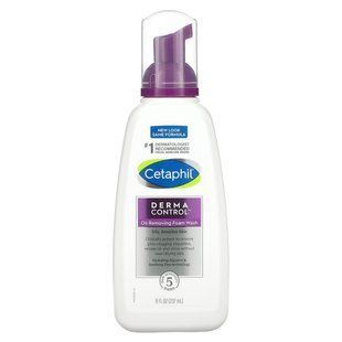 Removing fat, cleansing foam, for oily skin, Cetaphil, 237 ml.