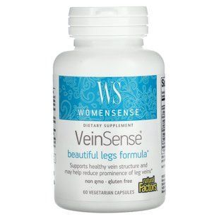 Підтримка вен для жінок, VeinSense, Natural Factors, 60 капсул