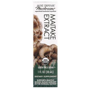 Host Defence Mushrooms, Organic Extract of Maitake, Fungi Perfecti, 30 ml