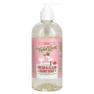 Rebel Green, Fresh & Clean Hand Soap, Pink Lilac, 16.9 fl oz (500 ml) купить в Киеве и Украине
