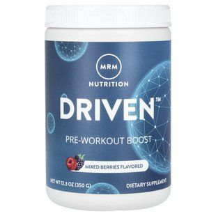 Предтренировочная формула смесь ягод MRM (Driven Pre-Workout Boost) 350 г купить в Киеве и Украине