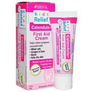 Kids Relief, Детский заживляющий крем с экстрактом календулы, Homeolab USA, 1,76 унции (50 г) купить в Киеве и Украине