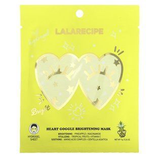 Lalarecipe, Heart Goggle Brightening Beauty Mask, 1 Sheet, 0.24 oz (7 g) купить в Киеве и Украине