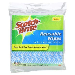 Scotch-Brite, Reusable Wipes, 5 Wipes купить в Киеве и Украине