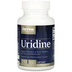 Уридин, Jarrow Formulas, 250 мг, 60 капсул купить в Киеве и Украине