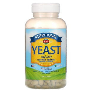 Пищевые дрожжи KAL (Nutritional Yeast) 500 таблеток купить в Киеве и Украине