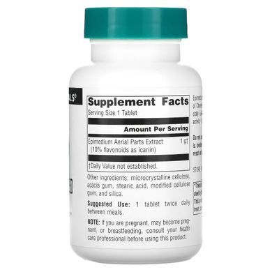 Горянка крупноцветковая, Horny Goat Weed, Source Naturals, 1000 мг, 60 таблеток купить в Киеве и Украине