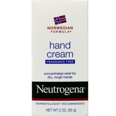 Крем для рук, Без запаху, Neutrogena, 2 унції (56 г)