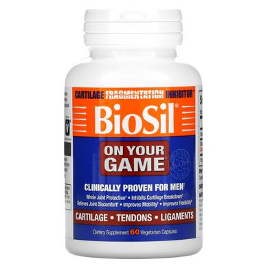 BioSil від Natural Factors, BioSil, On Your Game, 60 вегетаріанських капсул