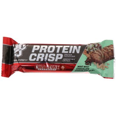 Protein Crisp, м'ятний-м'ятний шоколад з шоколадною крихтою, BSN, 12 батончиків, по 2,01 унції (57 г) кожен