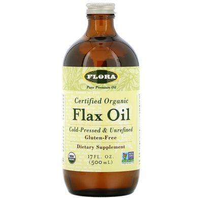 Лляна олія Flora (Flaxseed oil) 500 мл