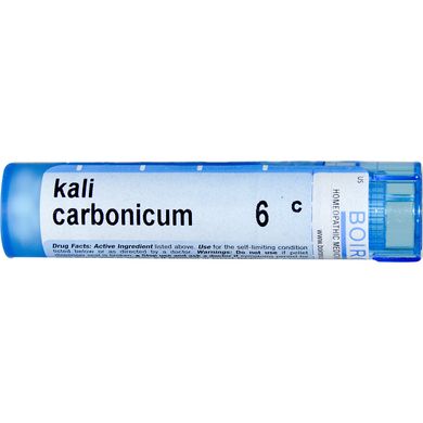 Калій вуглекислий (Kali Carbonicum) 6C, Boiron, Single Remedies, приблизно 80 гранул