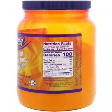 Carbohydrate powder for increasing endurance