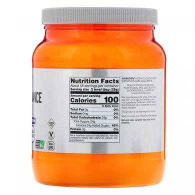 Carbohydrate powder for increasing endurance