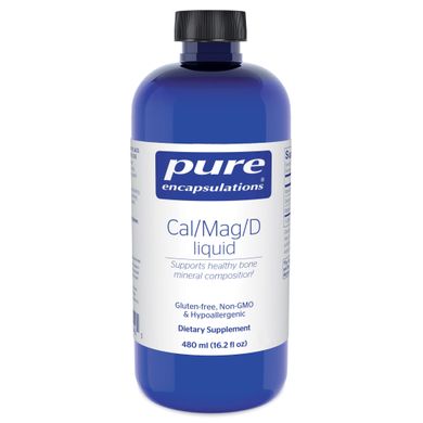 Кальцій Магній Вітамін Д3 Pure Encapsulations (Cal/Mag/D Liquid) 480 мл