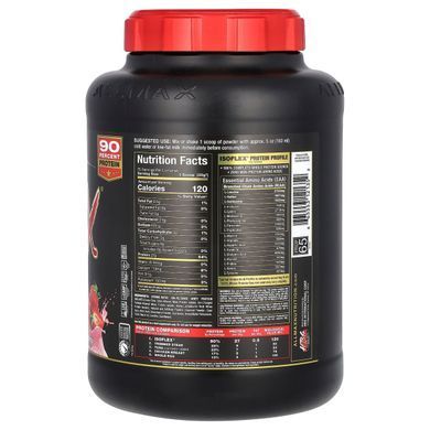 Whey Protein Isolate ALLMAX Nutrition (Isoflex) 2270 g Strawberry