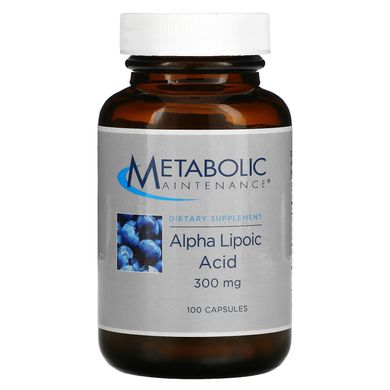 Metabolic Maintenance, Альфа-ліпоєва кислота, 300 мг, 100 рослинних капсул