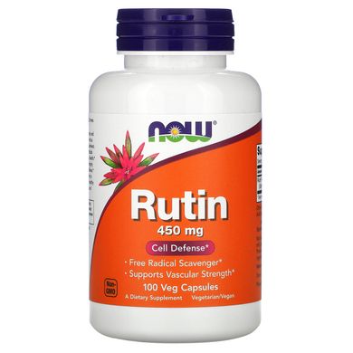 Рутин Now Foods (Rutin) 450 мг 100 капсул