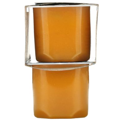 Gerber, Яблучно-персиковий кабачок, натур, 2 упаковки, 4 унції (113 г) кожен