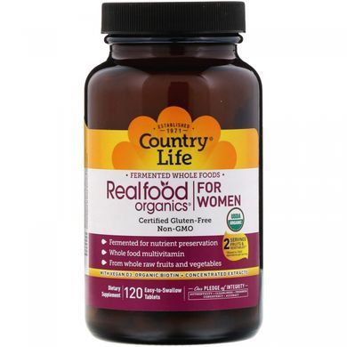 Raw Vitamins for Women Country Life 120 Tablets