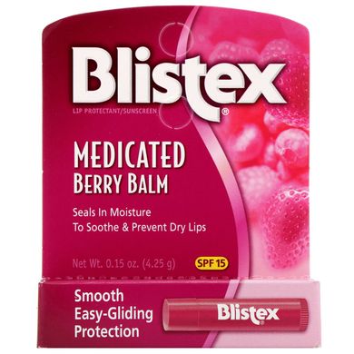 Лечебный ягодный бальзам для губ защита от солнца ягоды Blistex (Medicated Lip Protectant/Sunscreen) 4,25 г купить в Киеве и Украине