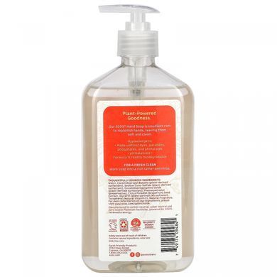 Earth Friendly Products, Ecos, мило для рук, колір апельсина, 17 рідких унцій (502 мл)
