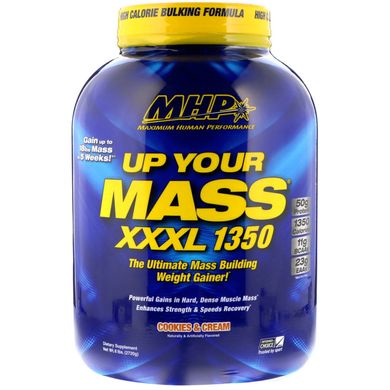 Засіб для підняття ваги, Up Your Mass XXXL1350, печиво та вершки, Maximum Human Performance, LLC, 2,72 кг