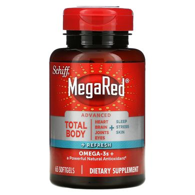 Schiff, MegaRed, Advanced Total Body + Refresh, 65 м'яких таблеток