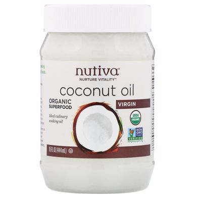 Кокосове масло Nutiva (Coconut Oil) 444 мл