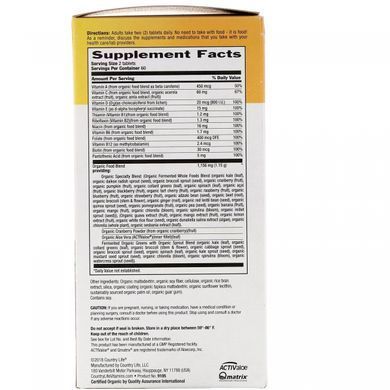 Raw Vitamins for Women Country Life 120 Tablets