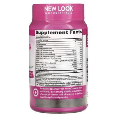 Natures Truth, Multivitamin + Collagen for women, natural berry blend, 70 gummies.