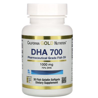 Риб'ячий жир California Gold Nutrition (DHA 700) 1000 мг 30 капсул