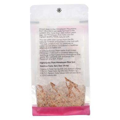 Чистая гималайская розовая соль, грубая, Pure Himalayan Pink Salt, Coarse, The Spice Lab, 453 г купить в Киеве и Украине