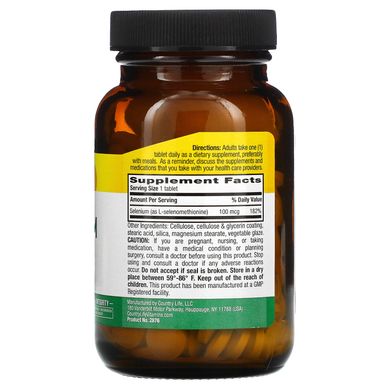 Селен бездріжджовий Country Life (Selenium yeast free) 100 мкг 180 таблеток