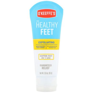 Відлущувальний зволожувальний крем для ніг, для дуже сухої шкіри, тріснуті ноги, O'Keeffe's, 85 г (3 унції)