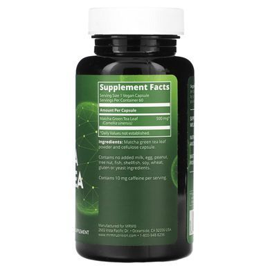 MRM Nutrition, Matcha Green Tea, 60 Vegan Capsules купить в Киеве и Украине
