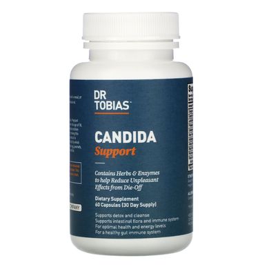 Підтримка травлення з кандидою, Candida Support, Dr. Tobias, 60 капсул