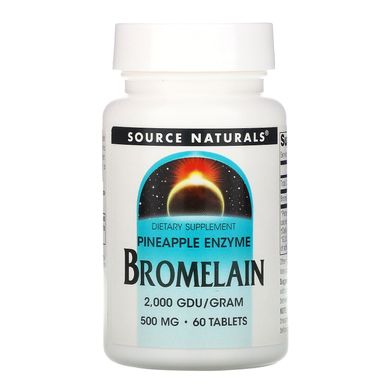 Бромелайн Source Naturals (Bromelain) 500 мг 60 таблеток